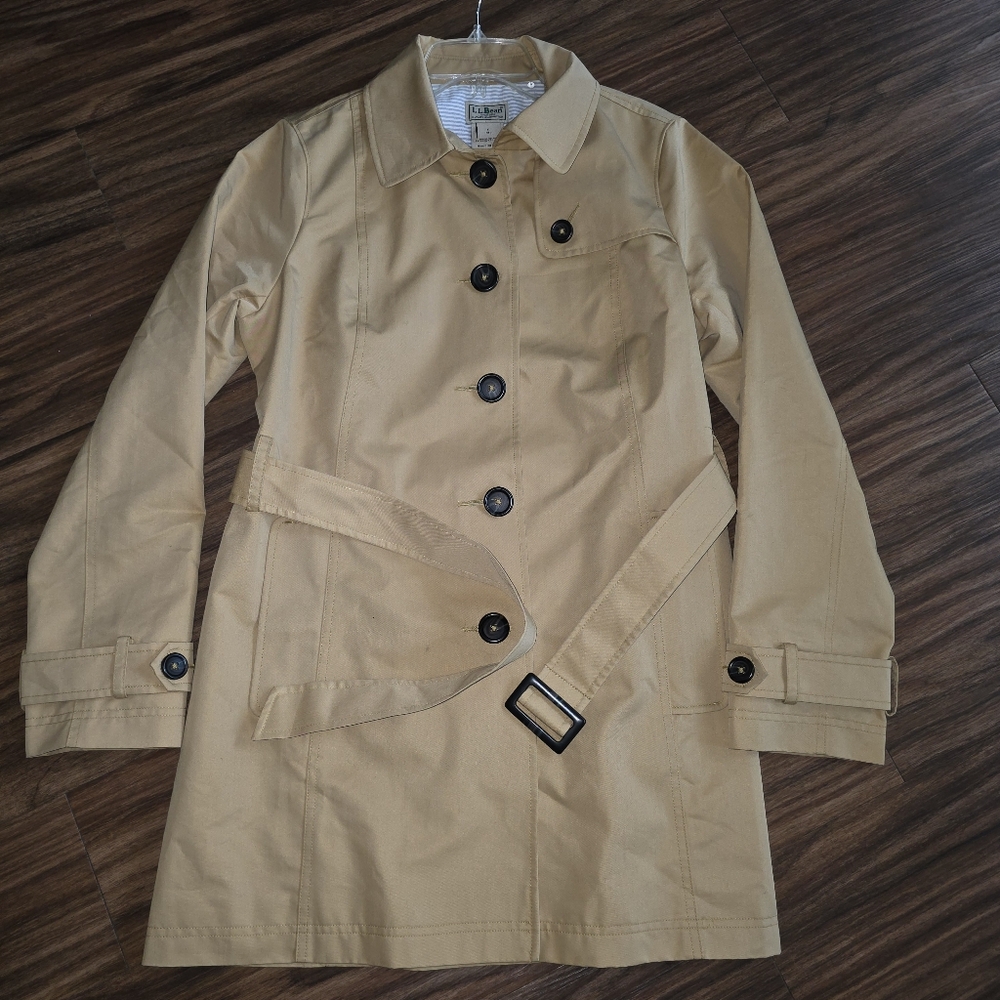 L.L. Bean Women’s Tan Trench Coat